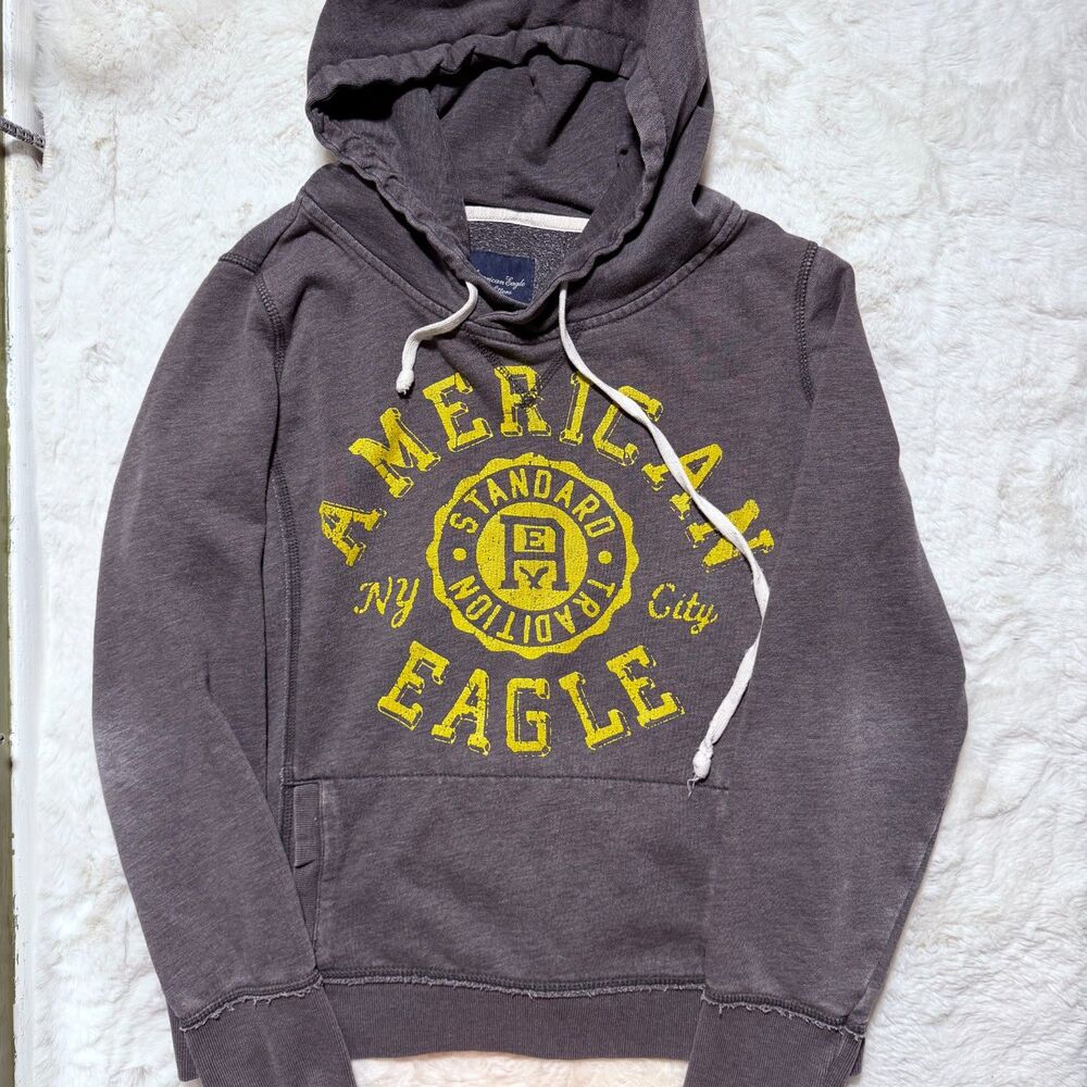 American eagle gray hoodie